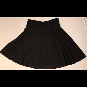 Express Black Flounce Skirt